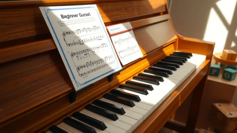 Enkla pianolåtar barn kan lära sig snabbt