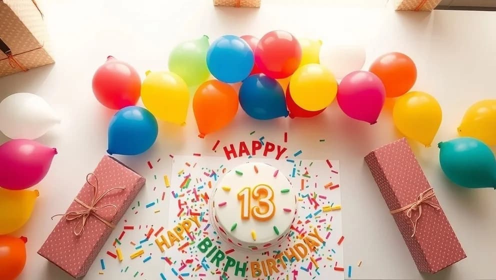 Vad skriver man i en grattis text till 13 åring